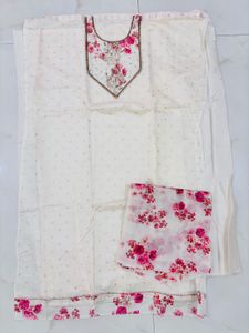 Floral Print Kurti Set