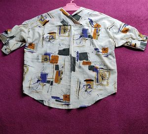 Vintage Patterned Blouse