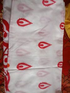 Beautiful Hand Printed Khadi Cotton Saree