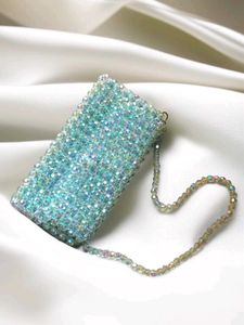 Green Bead Clutch