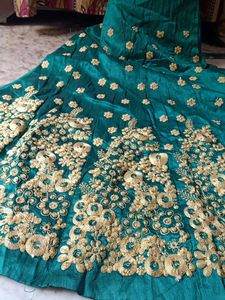 Emerald &amp; Ruby Lehenga