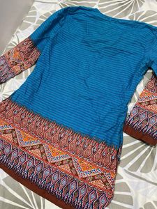 Ethnic Blue short Kurta