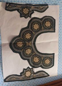 🖤 Amazing Handwork Patch For Neck & Sleeves