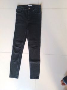 Charcoal Black Straight Jeans