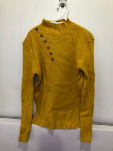 Imported Mustard Knit Sweater