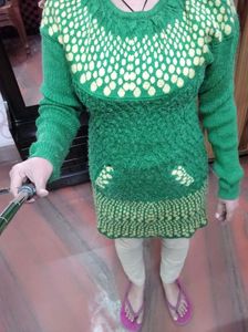 long woolen top