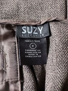 Grey Cropped Trousers