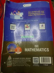 Maths Class 11 ISC/ICSE (S. Chand)