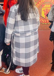 Black And White Trench Coat