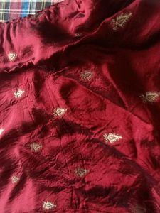 Maroon Kurta  Banarasi Suit