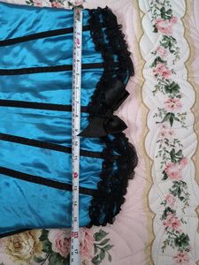 Blue Corset Top