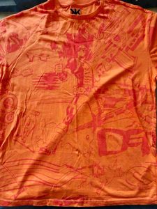 Orange Deadpool Edition Oversized Tee
