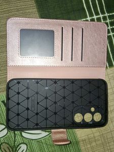 Rose Gold Flip Cover For Samsung A35