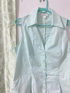 Y2K style vest shirt