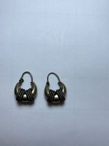 Oxidised Hoops