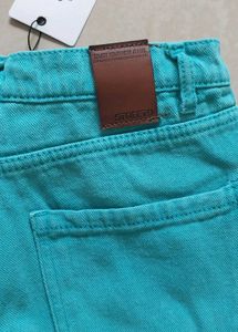 💚Brand New Street9 Green Wide Leg Jeans
