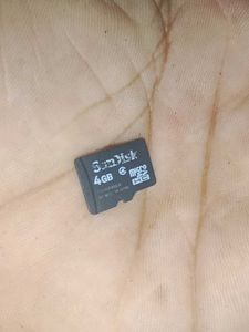 SD CARD With 4gb Storage