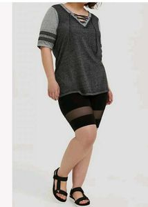 Torrid Plus Size V Neck Tee