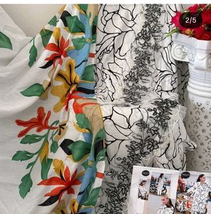 Floral Embroidered Fabric
