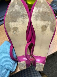 Pink Embellished Flats