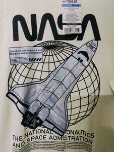 NASA™ Authentic Brand New Full Sleeve Tee - Beige