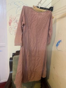 Fabindia Pink Kurta With Free Pooja Return Gifts