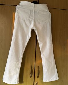 Off White Boocut Jeans