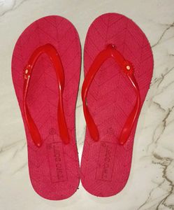 Red Two Soft Flip Flops