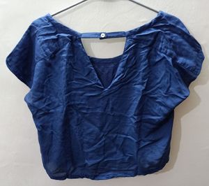 Women&#39;s Navy Blue Top
