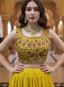 Yellow Lehenga Choli Set