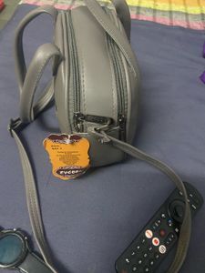 Artificial Leather Bag With Tag