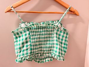 ONLY green crop top