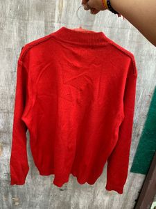 Braned High quality Red Knit Sweater