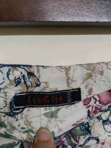 Floral Print Skirt