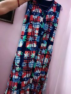 Floral Print Sleeveless Dress