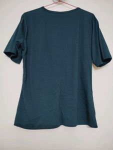 Dark Green Criss Cross T-Shirt