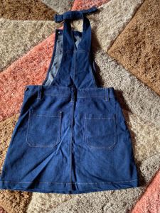 Denim Overalls Shorts