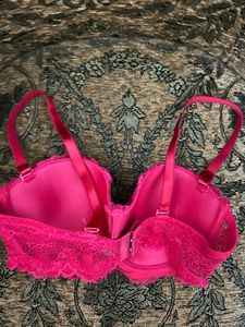 Pink Lace Bra