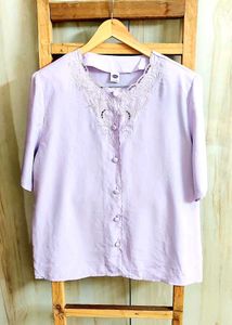 Levender Embroidery Work Top Si,e-42-44