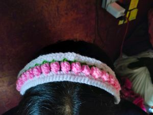 Crochet Tulip Hair Band
