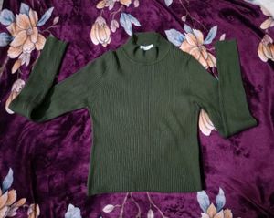Olive High Neck