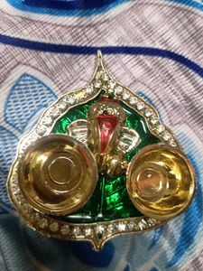 Hindu Ganesh Decorative Tikka Trat