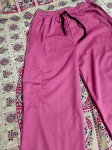 Pink Cargo Pants