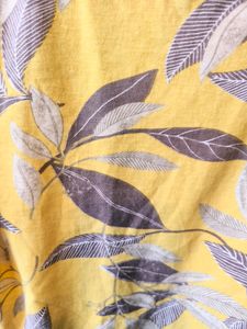 Tropical Print Crop Top