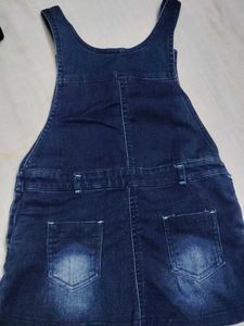 Cute Denim Jumper Dress