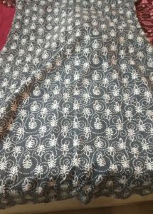 Nighty Grey White Print