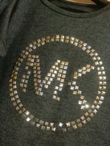 Women Grey Top Full Sleeves .