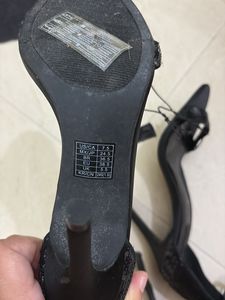 Beautiful Black Sequenced Heels