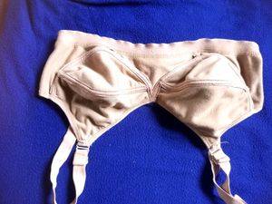 Vintage Beige Bra Girdle