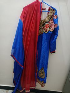 Pretty Grown Dress 👗 With Dupatta